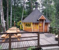 Большой гриль-домик рядом с городом "У озера"